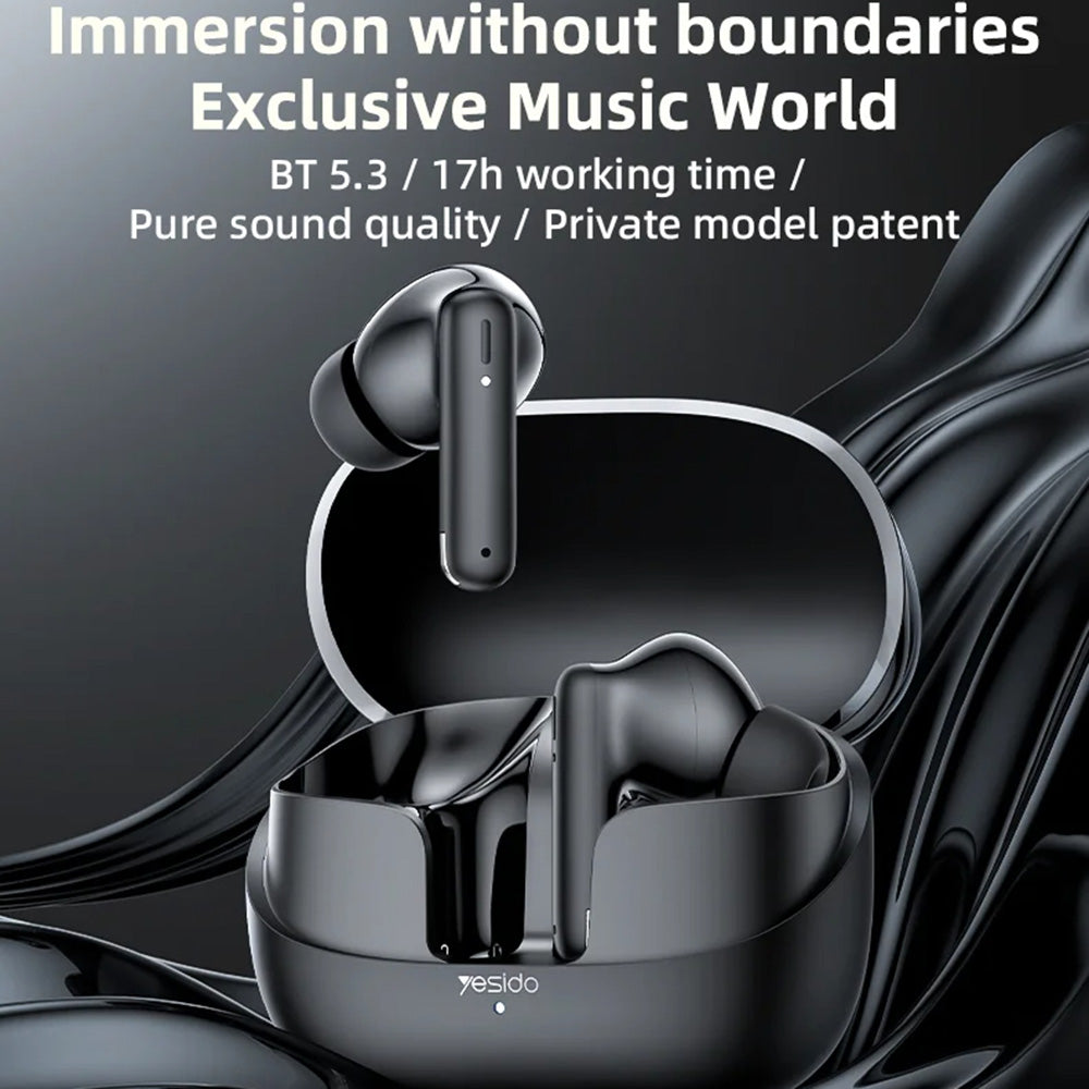 Handsfree Bluetooth Yesido TWS26, TWS, Black