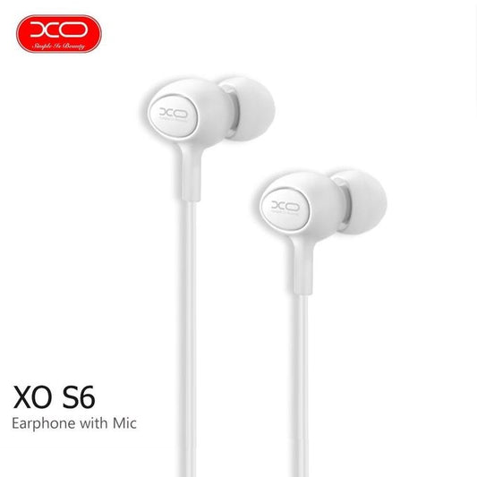 Handsfree 3.5mm XO Design S-6 Candy, White