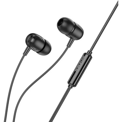 Handsfree USB-C Borofone BM77 Delicious, Black