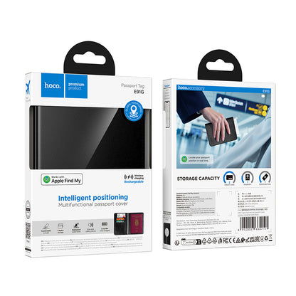 HOCO SmartTag Passport E91G for iOS Series, Black