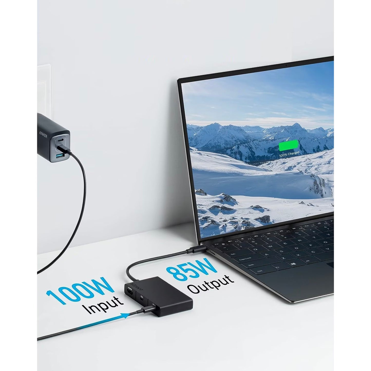 Anker 332 USB-C Hub, 2 x USB-A - 2 x USB-C - 1 x HDMI, Black A8356G11 
