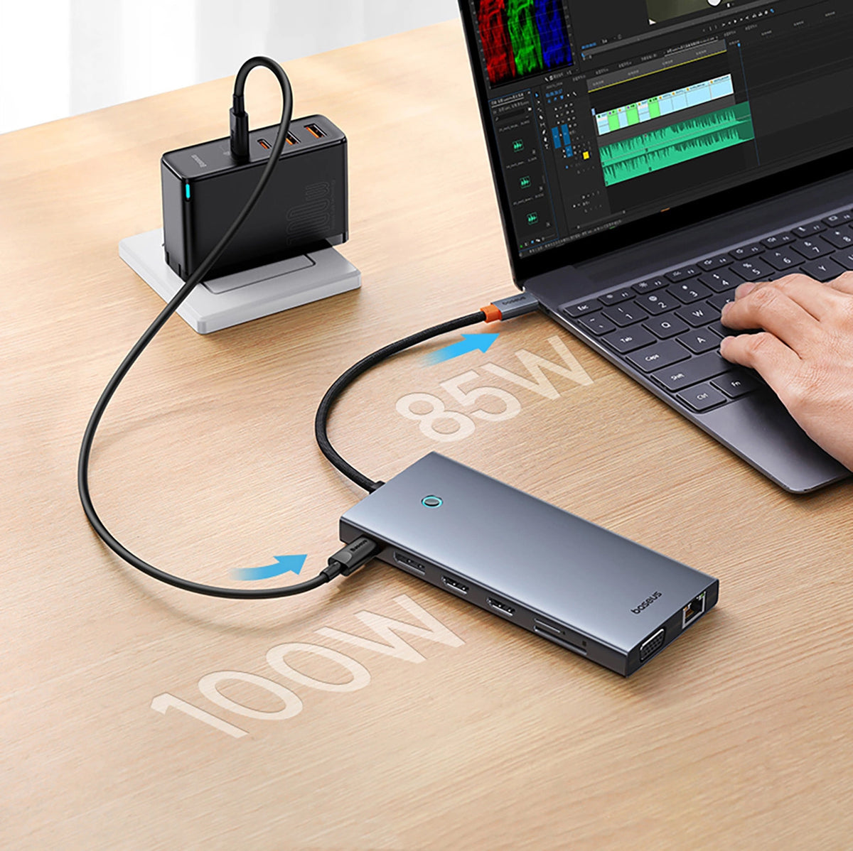 Baseus PortalJoy USB-C Hub, 13in1, Gray B00053002811-01