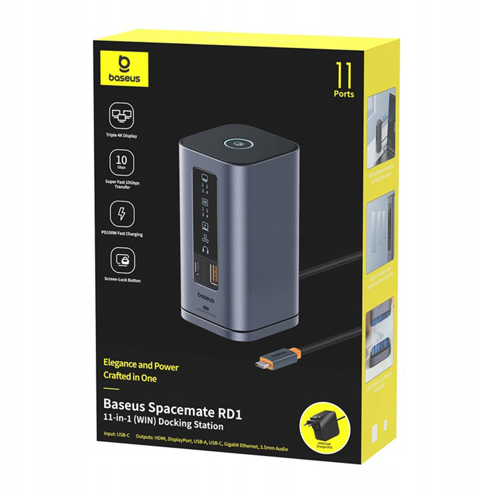Baseus Spacemate Multifunctional Hub, 11in1, Gray B0112701