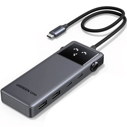 UGREEN CM888 Uno USB-C Hub, 2 x USB-A 3.2 - 3 x USB-C - 1 x HDMI, Gray