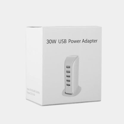 Dudao A5EU Station Charger, 25W, 5A, 5 x USB-A, White