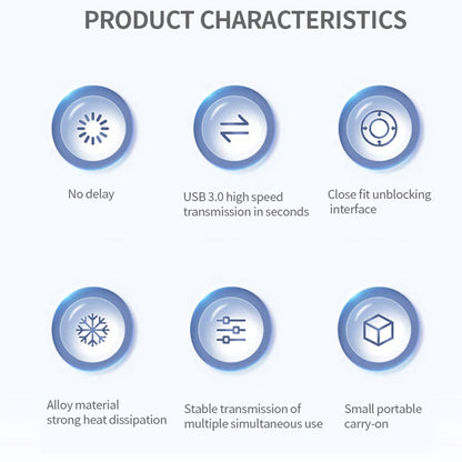 Techsuit H14 ZenithDock USB Hub, 4in1, Gray