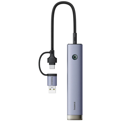 USB / USB-C Baseus UltraJoy Hub, 4 x USB-A 3.2 - 1 x USB-C, Gray B0005280B811-15