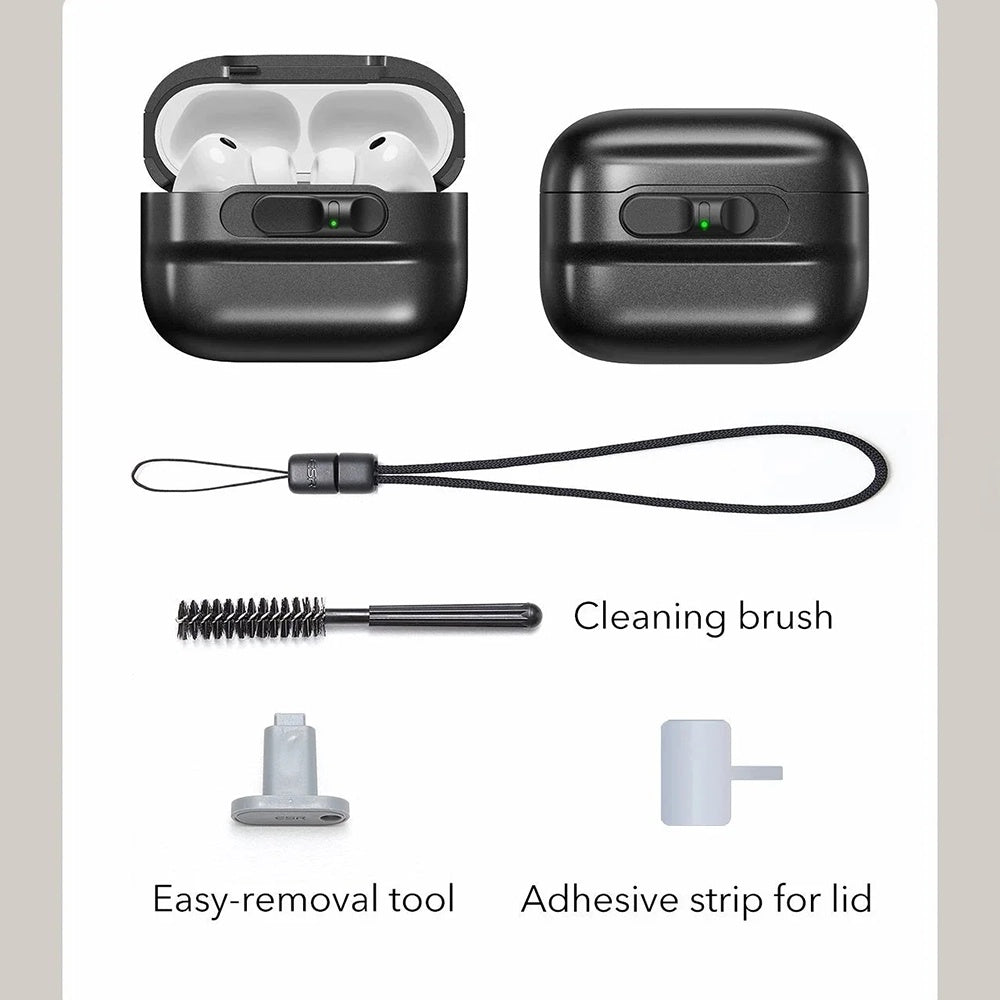 ESR Pulse Magnetic FlickLock Case for Apple AirPods Pro 3, Black