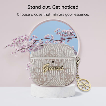 Guess 4G Charm Case for Apple AirPods 4, Black