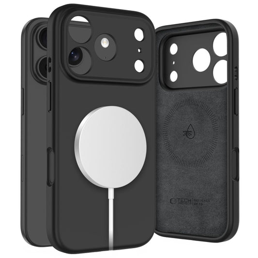 MagSafe Case for Apple iPhone 17 Pro Max, Tech-Protect, Silicone, Black