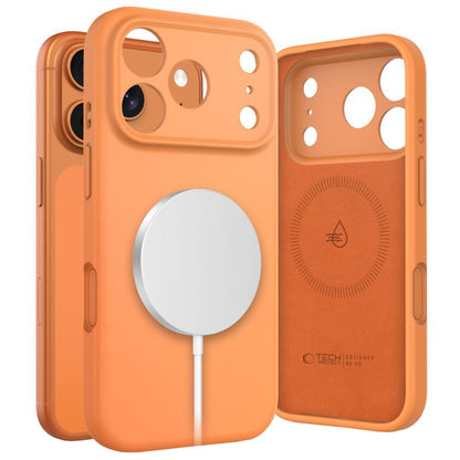 MagSafe Case for Apple iPhone 17 Pro Max, Tech-Protect, Silicone, Orange