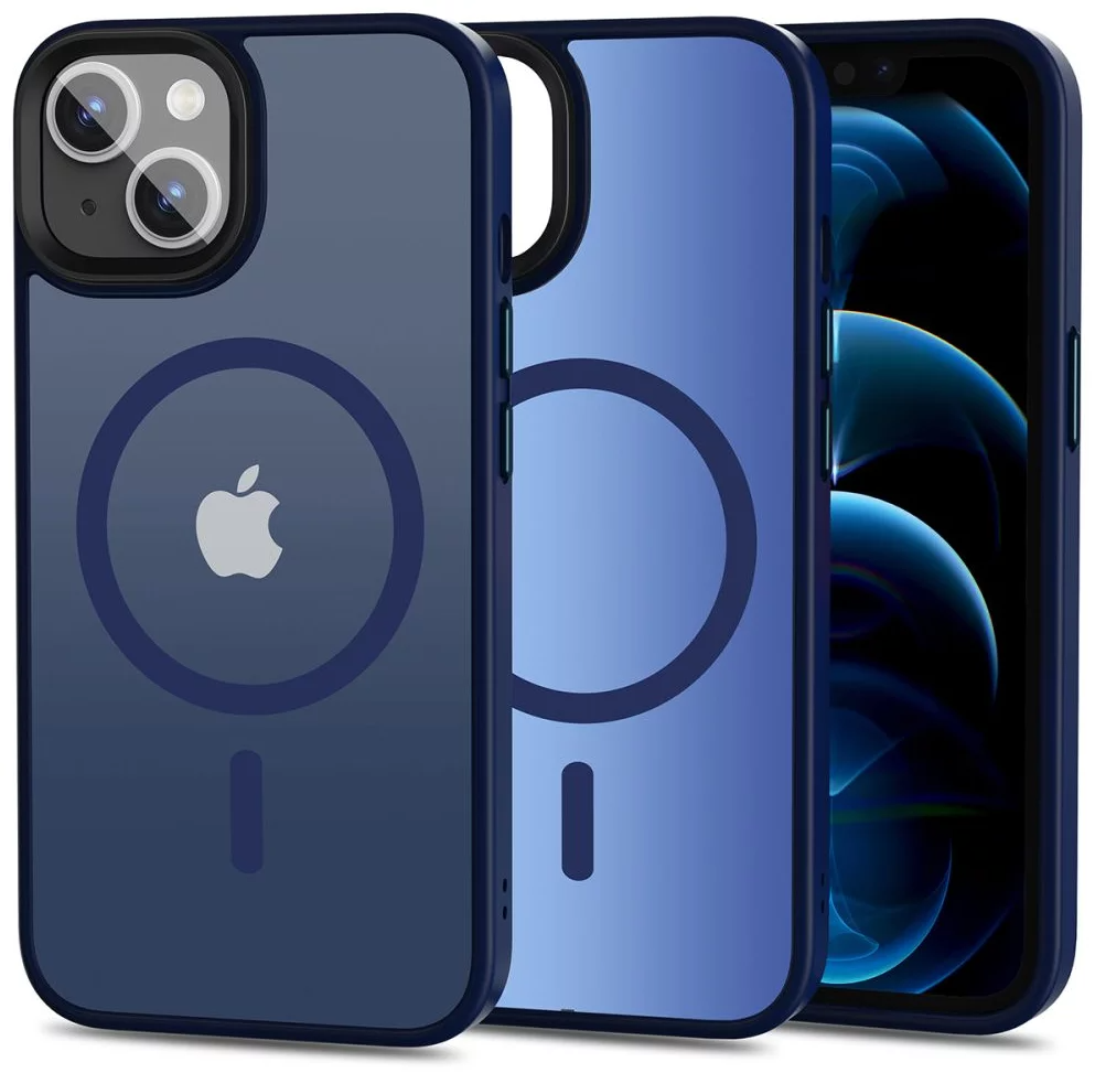 MagSafe Case for Apple iPhone 13, Tech-Protect, Magmat, Navy Blue
