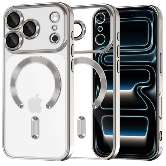 MagSafe Case for Apple iPhone 17 Pro, Tech-Protect, Magflex, Silver