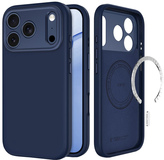 MagSafe Case for Apple iPhone 18 Pro Max / 17 Pro Max, Tech-Protect, Uniq CC, Navy Blue
