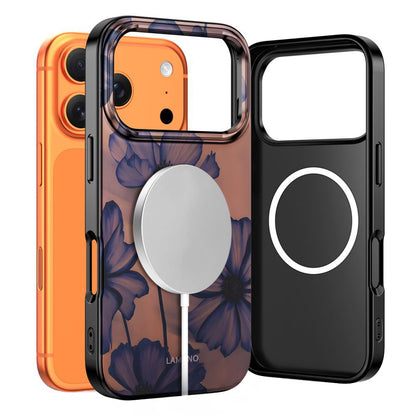 MagSafe Case for Apple iPhone 17 Pro Max, Tech-Protect, Lamano Velvet Night, Black