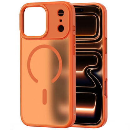 MagSafe Case for Apple iPhone 17 Pro Max, Tech-Protect, Magmat, Matte Orange
