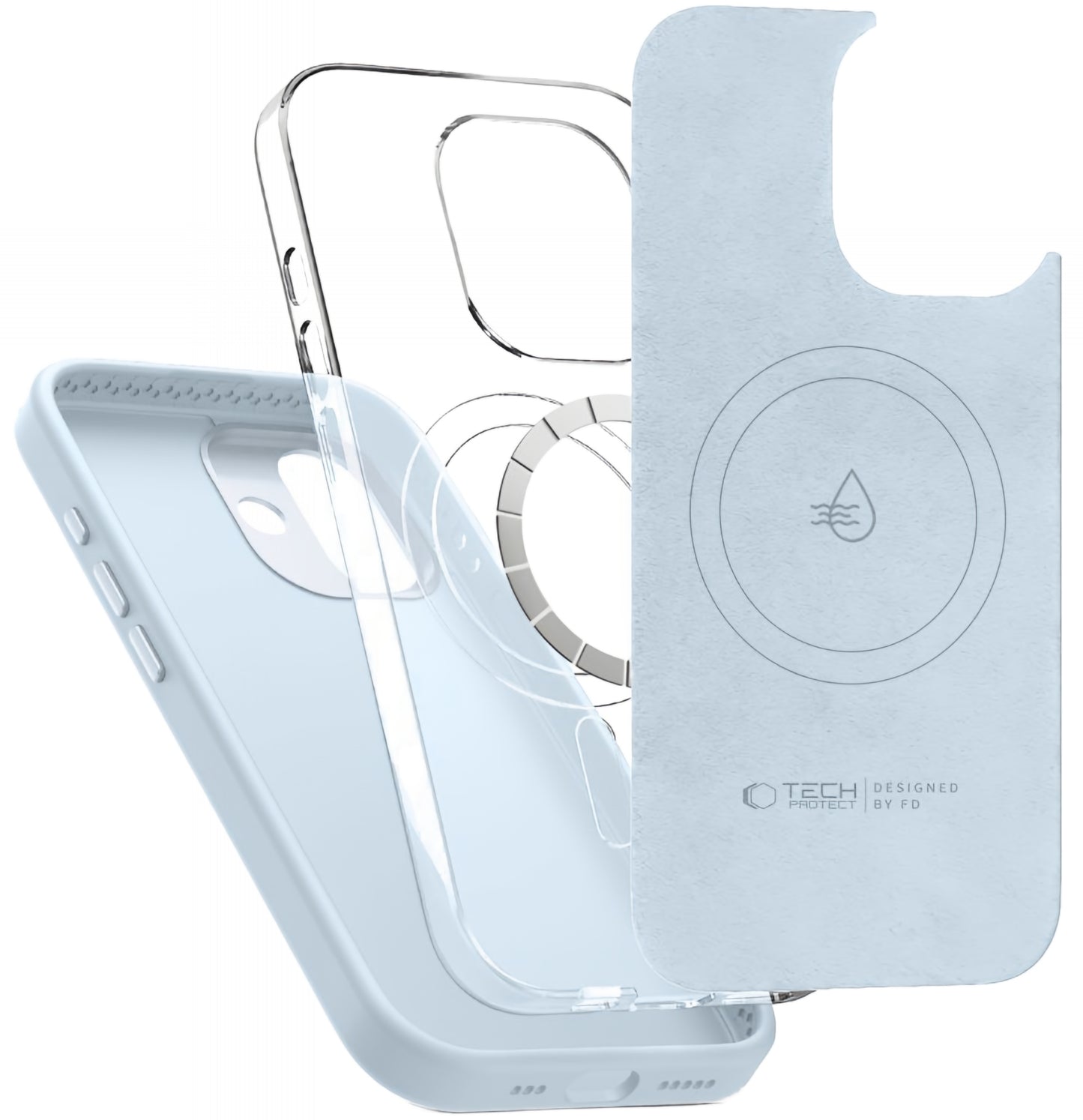 MagSafe Case for Apple iPhone 17, Tech-Protect, Uniq, Blue