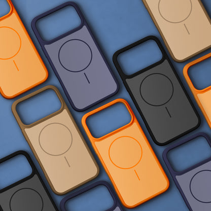 MagSafe Case for Apple iPhone 18 Pro / 17 Pro, OEM, Frame Thin Mag, Orange