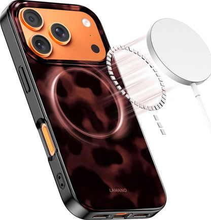 MagSafe Case for Apple iPhone 17 Pro Max, Tech-Protect, Lamano Panther, Black