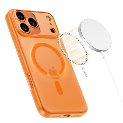 MagSafe Case for Apple iPhone 17 Pro, Tech-Protect, MagSlim, Matte Orange