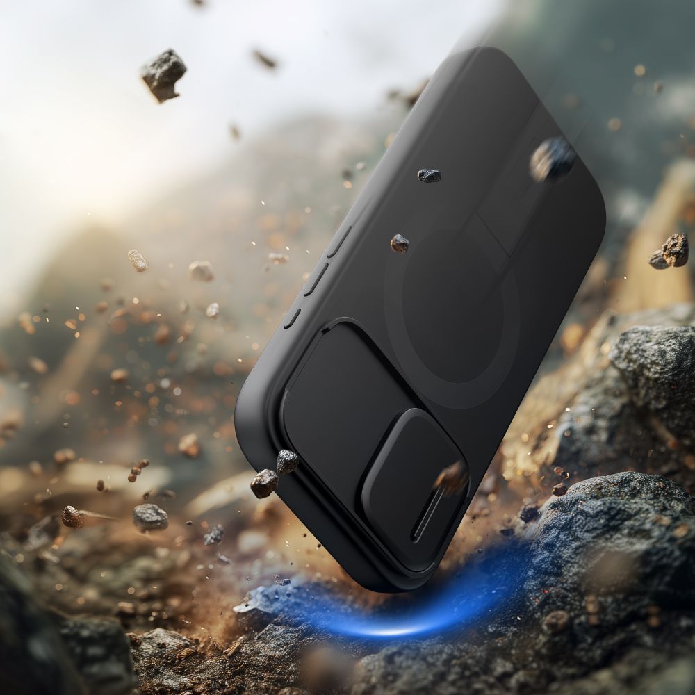 MagSafe Case for Apple iPhone 17, Tech-Protect, Kevlar Aura, Black