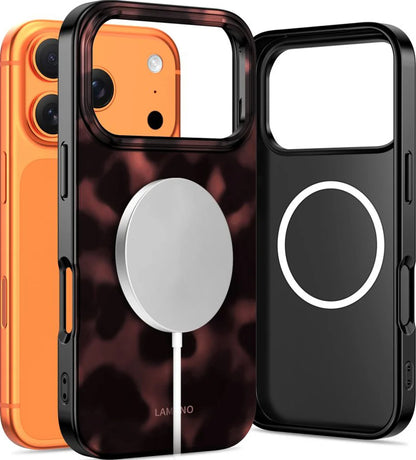 MagSafe Case for Apple iPhone 17 Pro Max, Tech-Protect, Lamano Panther, Black