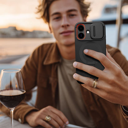 MagSafe Case for Apple iPhone 17, Tech-Protect, Kevlar Aura, Black