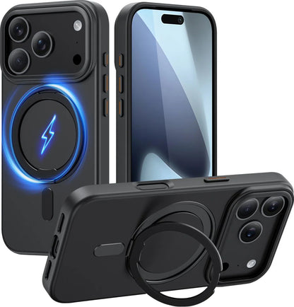 MagSafe Case for Apple iPhone 17 Pro Max, Tech-Protect, MagRing, Black