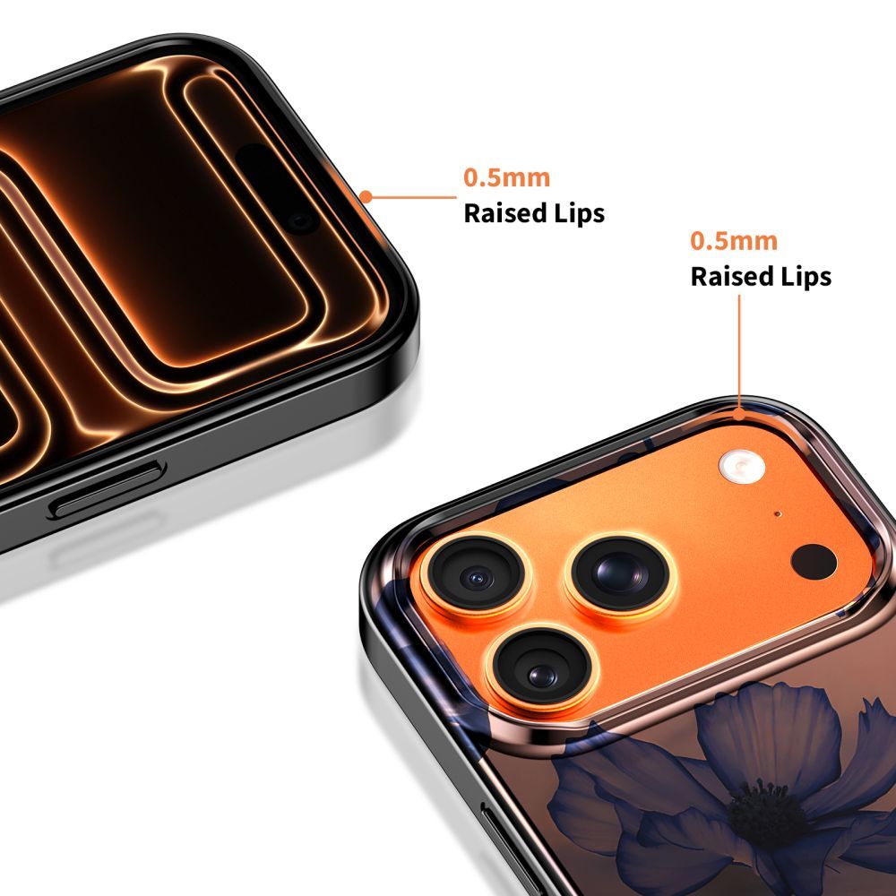 MagSafe Case for Apple iPhone 17 Pro Max, Tech-Protect, Lamano Velvet Night, Black