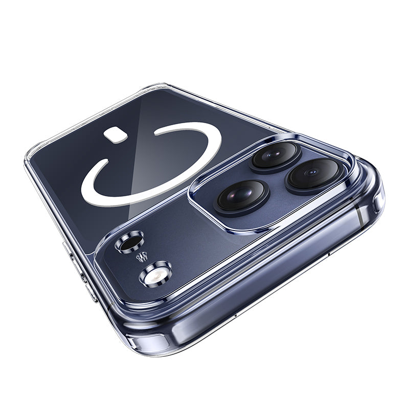 MagSafe Case for Apple iPhone 17 Pro, Borofone, BI5 Ice Shield, Transparent