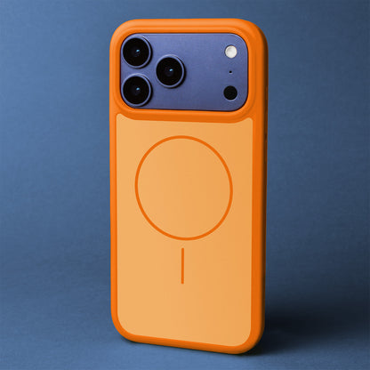 MagSafe Case for Apple iPhone 18 Pro / 17 Pro, OEM, Frame Thin Mag, Orange