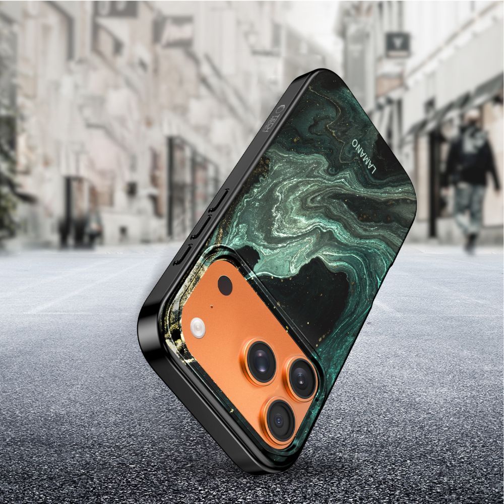 MagSafe Case for Apple iPhone 17 Pro Max, Tech-Protect, Lamano Aura, Green