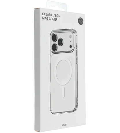 MagSafe Case for Apple iPhone 17e / 16e, OEM, Clear Fusion Mag Cover, White