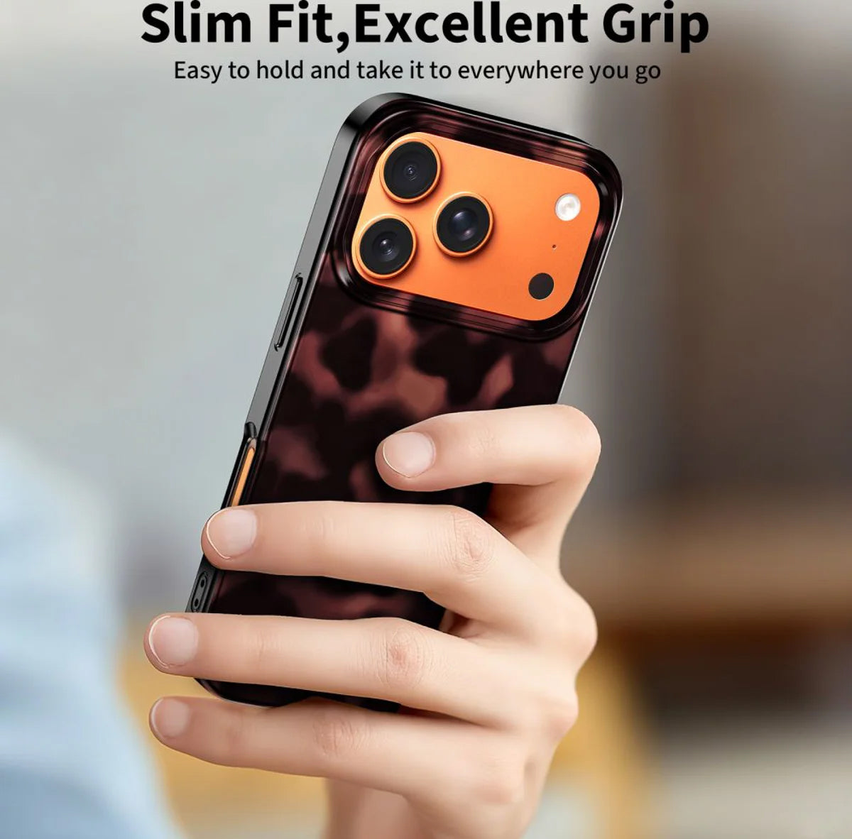 MagSafe Case for Apple iPhone 17 Pro Max, Tech-Protect, Lamano Panther, Black