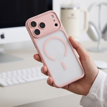 MagSafe Case for Apple iPhone 18 Pro / 17 Pro, Tech-Protect, MagPeak CC, Matte Pink