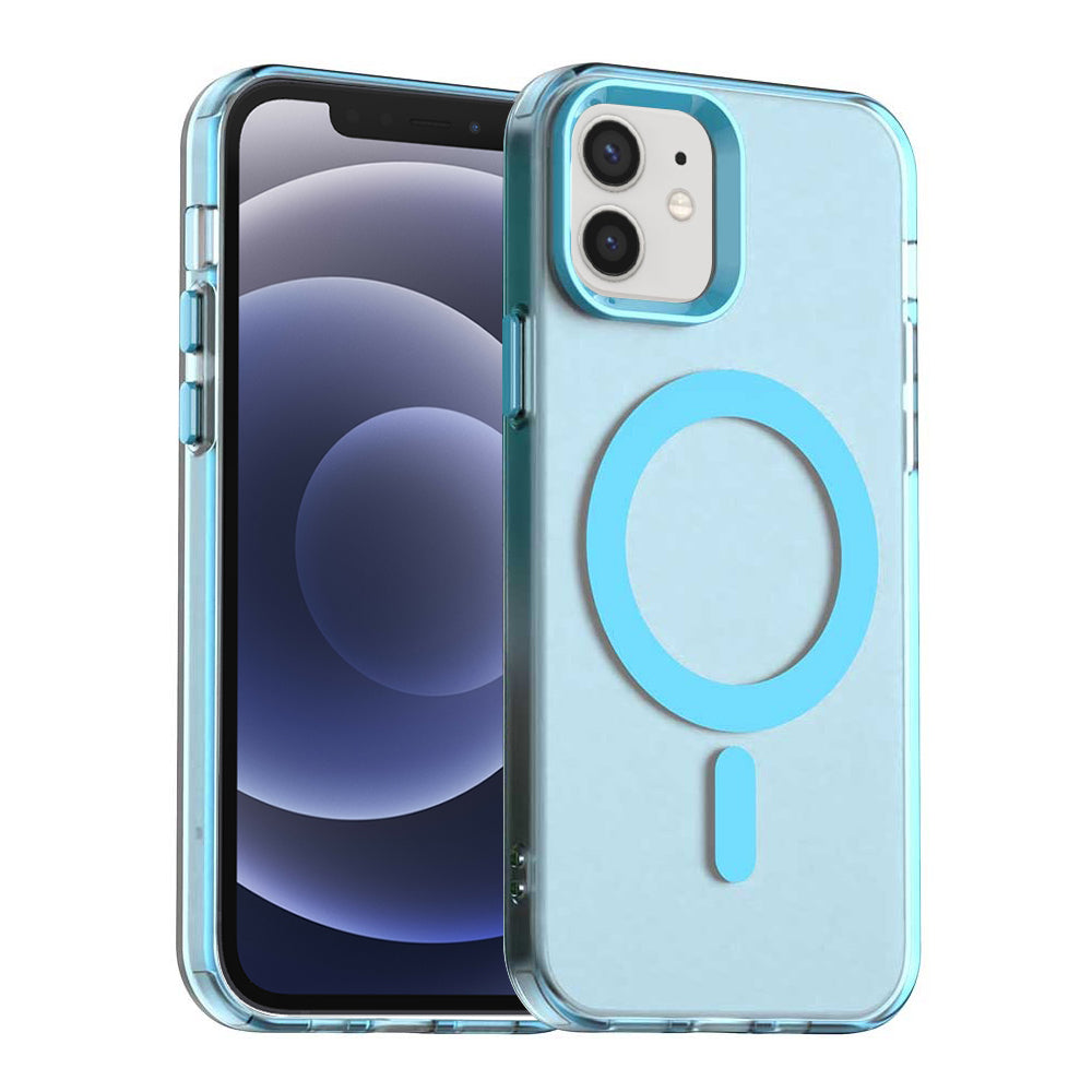 MagSafe Case for Apple iPhone 12 / 12 Pro, Techsuit, CandyCase, Blue