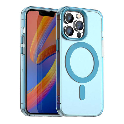 MagSafe Case for Apple iPhone 12 Pro Max, Techsuit, CandyCase, Blue