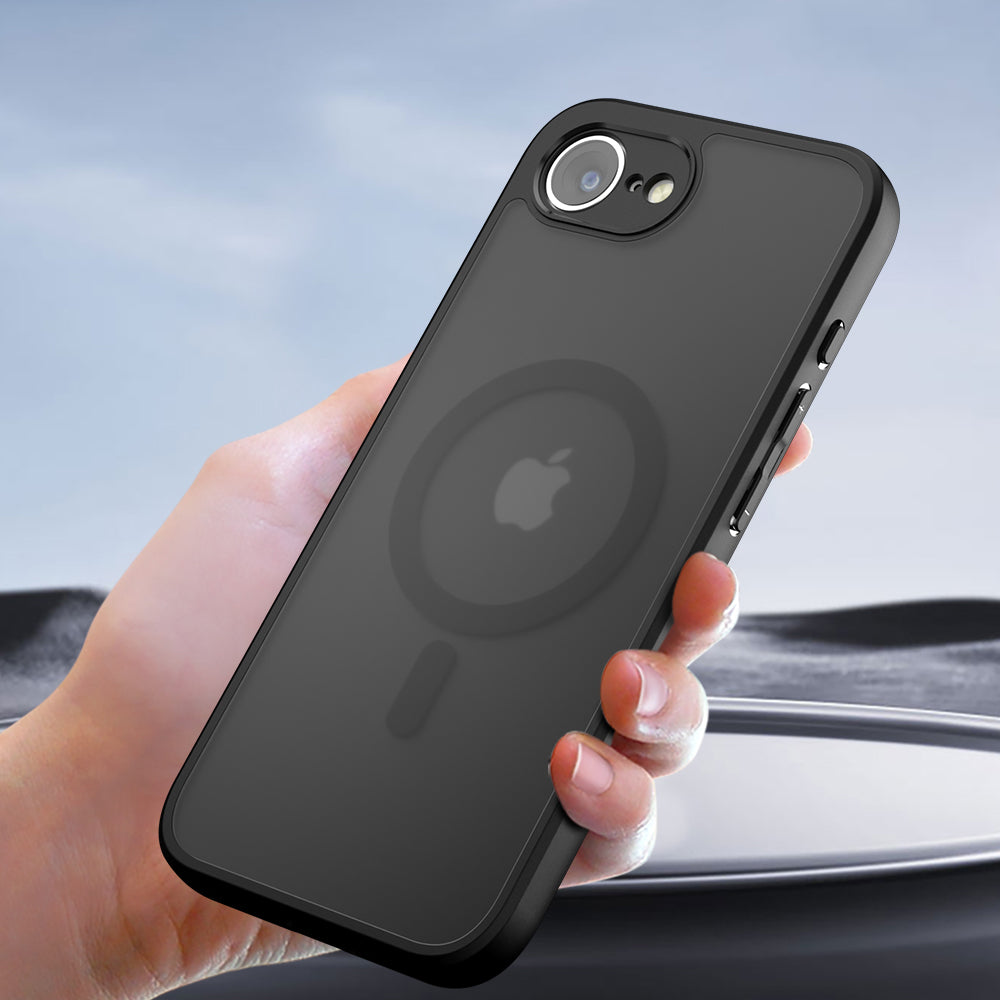 MagSafe Case for Apple iPhone 12 Pro Max, Techsuit, PureFrost, Satin Black