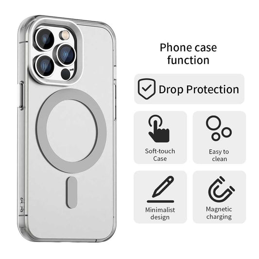 MagSafe Case for Apple iPhone 13 Pro Max, Techsuit, CandyCase, White