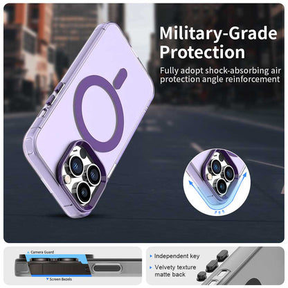 MagSafe Case for Apple iPhone 13 Pro Max, Techsuit, CandyCase, Purple