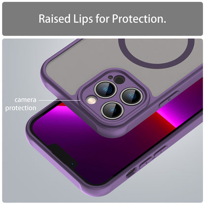 MagSafe Case for Apple iPhone 13 Pro Max, Techsuit, HaloFrost II, Purple