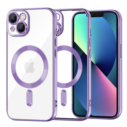 MagSafe Case for Apple iPhone 13, Techsuit, Luxury Crystal, Light Purple