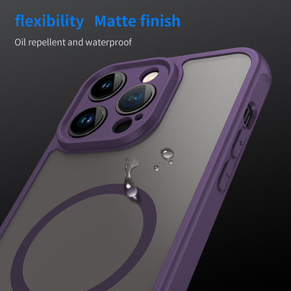 MagSafe Case for Apple iPhone 14 Pro Max, Techsuit, HaloFrost II, Purple