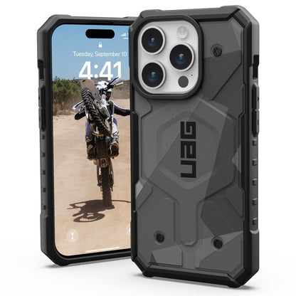 MagSafe Case for Apple iPhone 15 Pro Max, Urban Armor Gear, Pathfinder SE Geo Camo, Camouflage