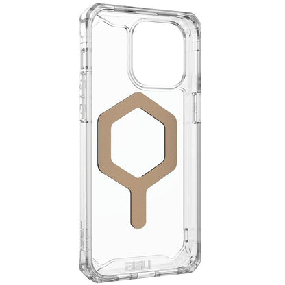MagSafe Case for Apple iPhone 15 Pro Max, Urban Armor Gear, Plyo, Gold