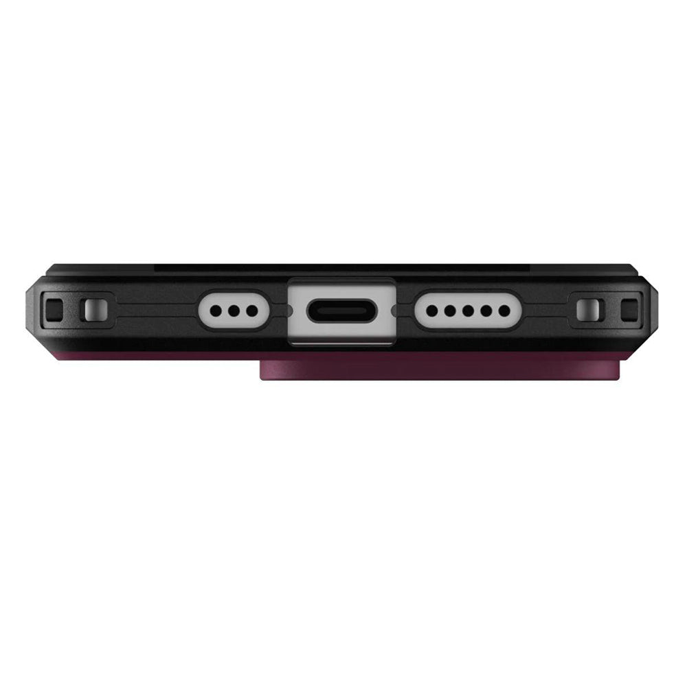 MagSafe Case for Apple iPhone 15 Pro, Urban Armor Gear, Civilian, Burgundy