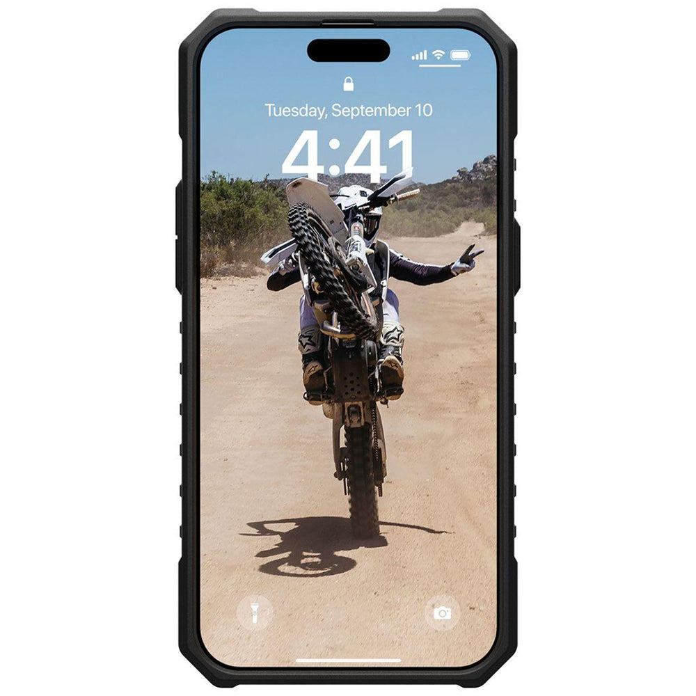 MagSafe Case for Apple iPhone 15 Pro, Urban Armor Gear, Pathfinder SE Midnight Camo, Camouflage