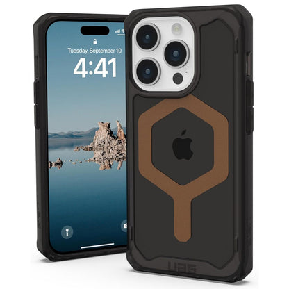 MagSafe Case for Apple iPhone 15 Pro, Urban Armor Gear, Plyo, Brown