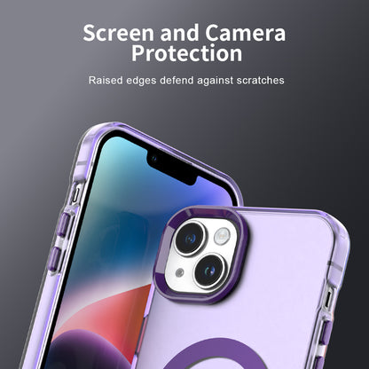 MagSafe Case for Apple iPhone 15, Techsuit, CandyCase, Purple