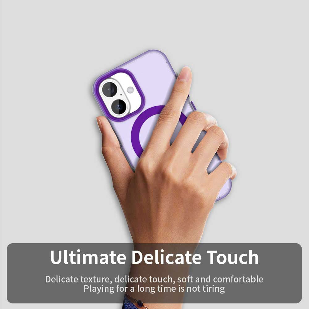 MagSafe Case for Apple iPhone 16 Plus, Techsuit, CandyCase, Purple